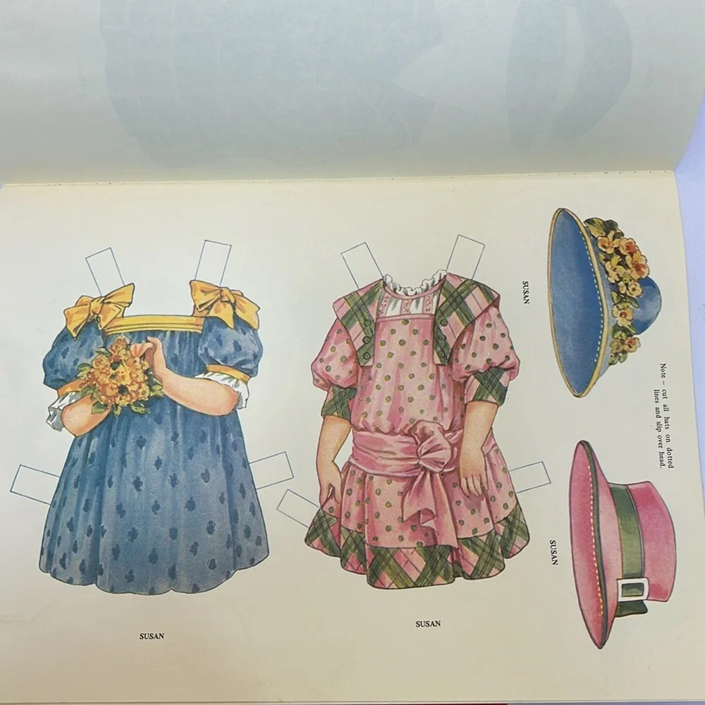 Set of 2 1983 Uncut Cut-out Paper Doll Books